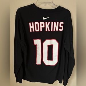The Nike Tee Men's Size L Black Athletic Long  Sleeve T Shirt (HOPKINS #10)